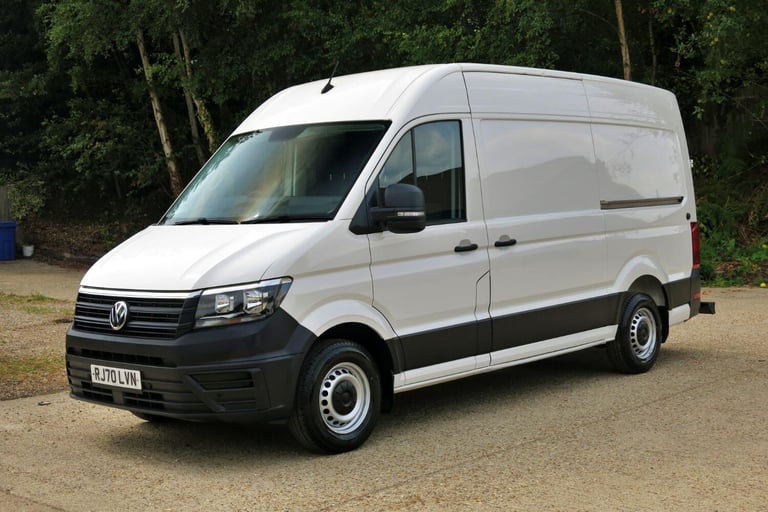 VOLKSWAGEN CRAFTER 140HP AUTOMATIC AIRCON MWB TRENDLINE HIGHROOF White Auto Die