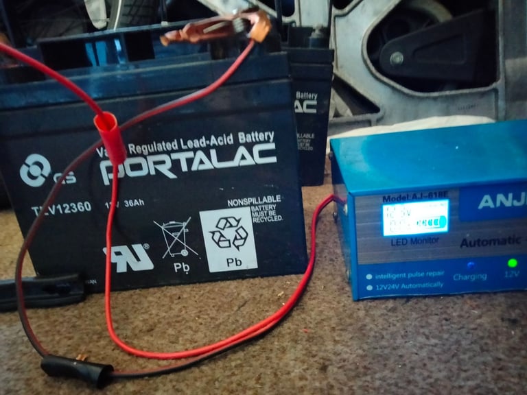 Car battery forklift super charge desil or petrol 