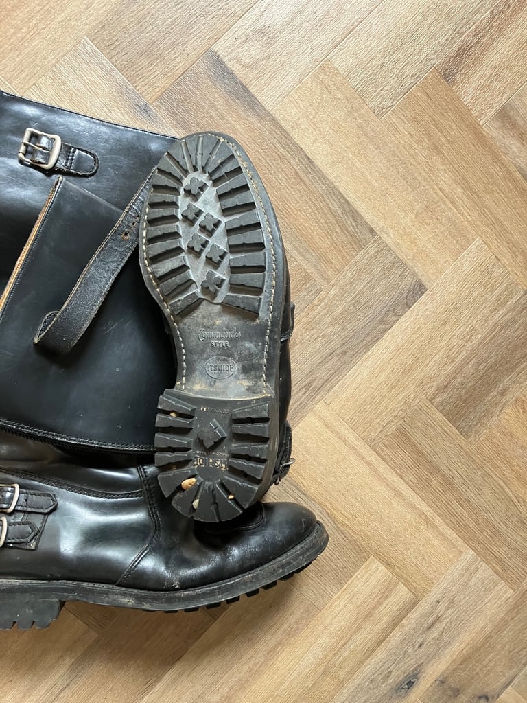 Motorcycle Boots ( police) Vintage 