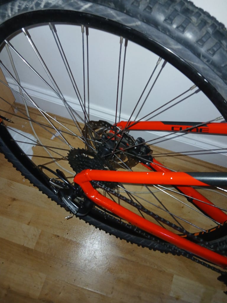 2020 Cube Aim Race Hardtail Mountain Bike – Red/Orange