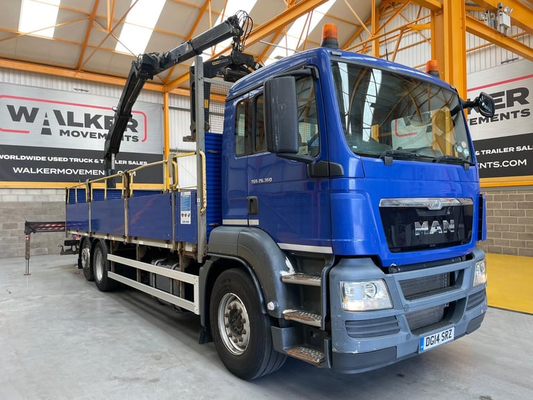 MAN TGS 26.360, 6X2 26 TONNE DRAWBAR SPEC BRICK GRAB