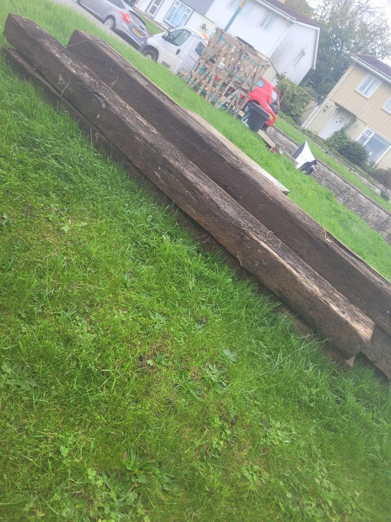 Used rail way sleepers 
