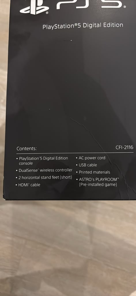 PS5 digital 825gb sealed