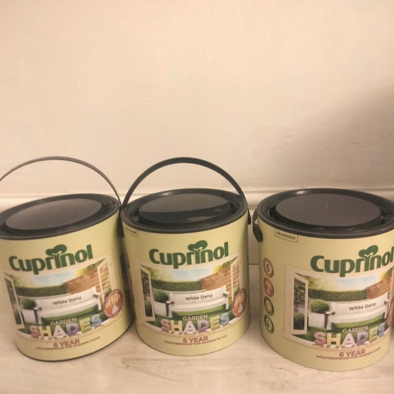image for Cuprinol fence paint 4 x 2.5litre tins