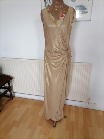 Biba gold clearance dress