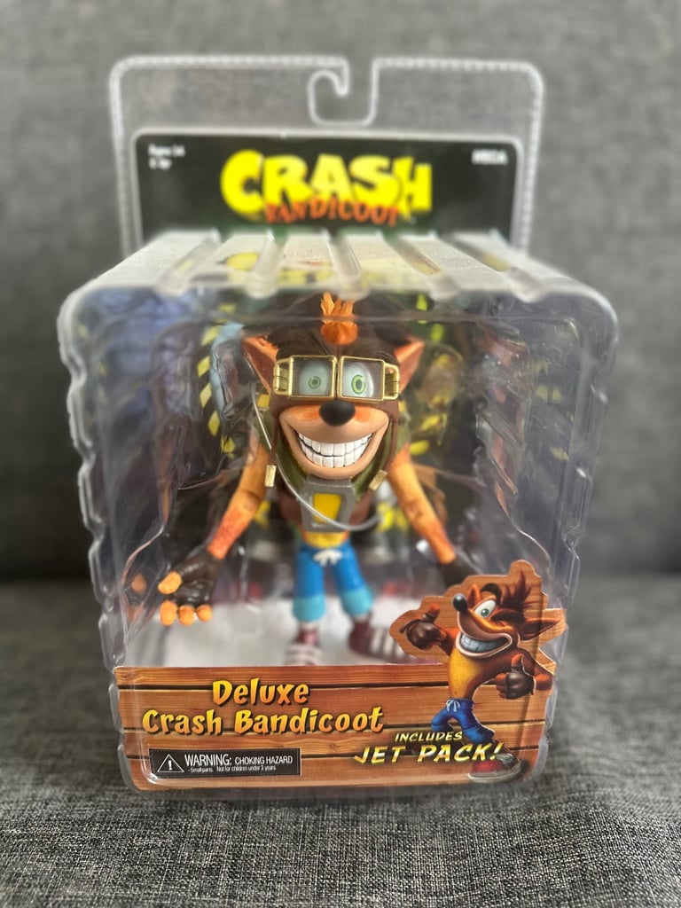 image for Deluxe Crash Bandicoot Action Figure MINT