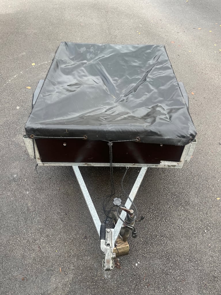 Galvanised Trailer LWD: 150x120x40 Tow with Rain Cover Electrics OFFERS WELCOME 