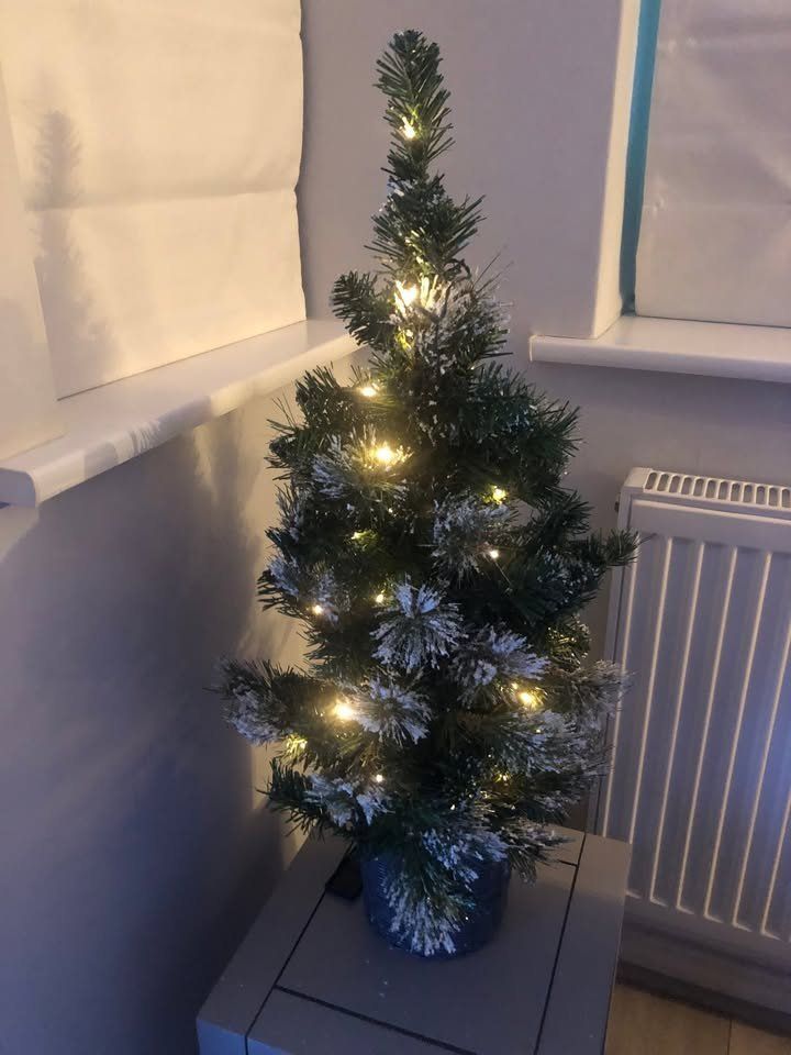 image for Habitat pre lit christmas tree £10