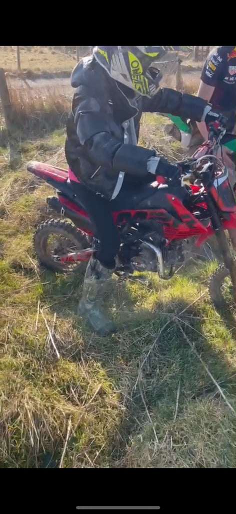 M2R RF125 S2 125cc 86cm Red Dirt Bike 