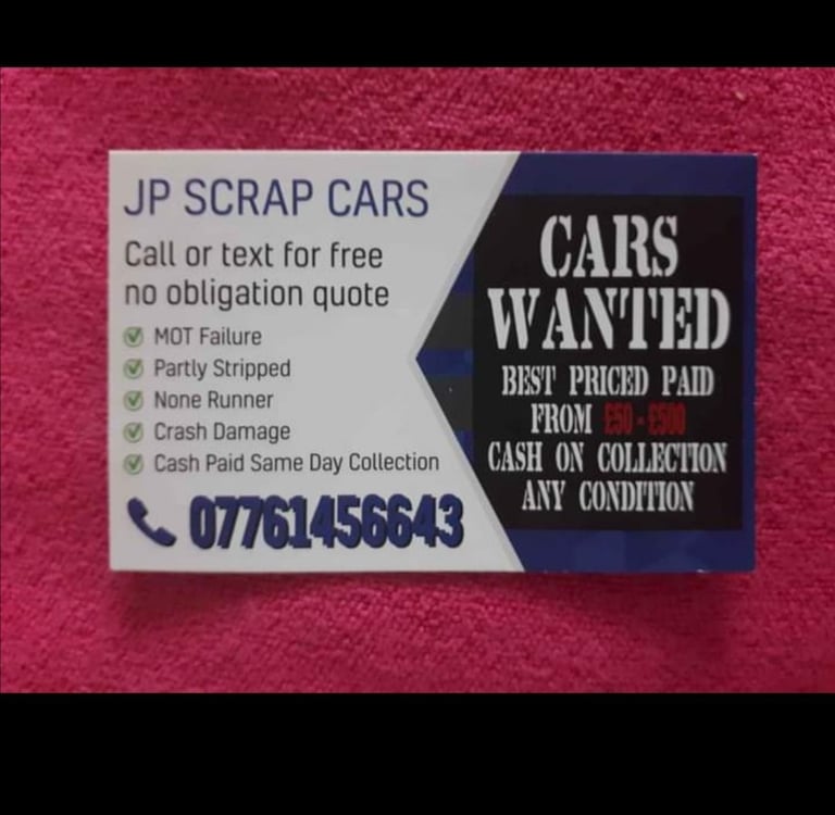 Scrap my car