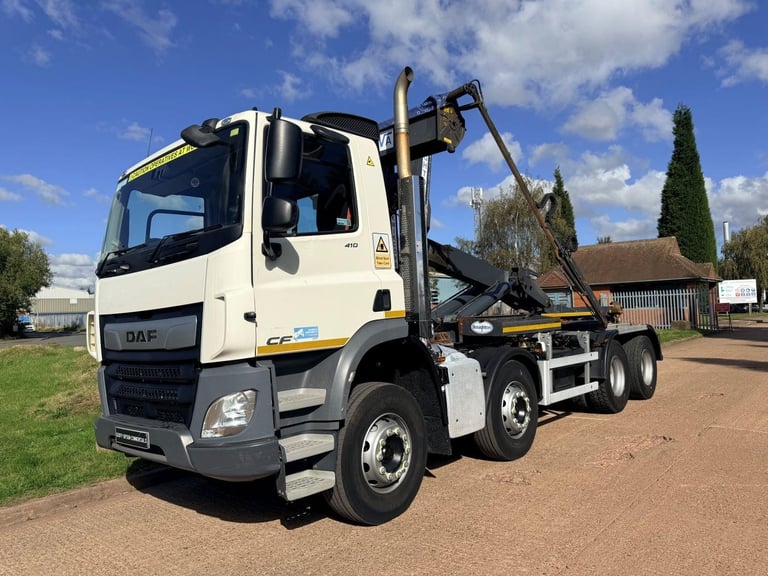 DAF CF 450 2020 (70) EURO 6, 8X4 HOOK LOADER, BOUGHTON EQUIPMENT