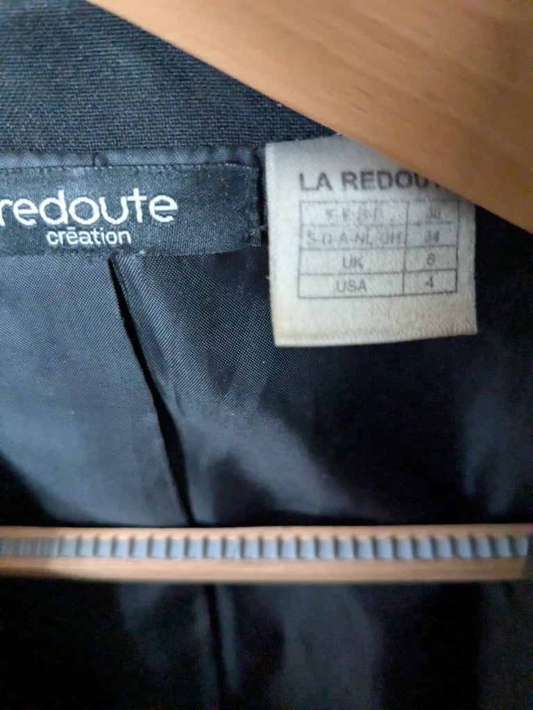 Black blazer La Redoute Creation France size 6