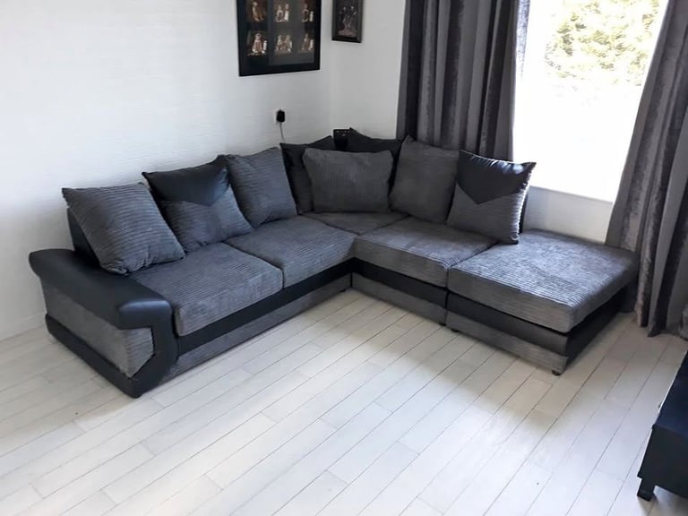 ]] Dino 5 Seater Corner - L Shape Sofa With Comfortable Seats - Amazing Price - Today Delivery ]]