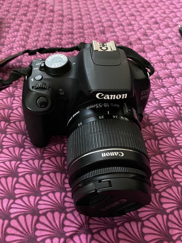 Canon EOS 1200D with Two lenses and charges 