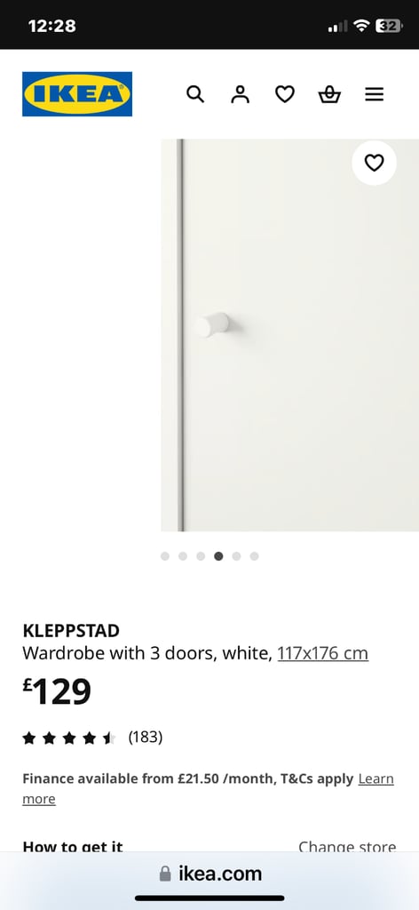White IKEA Wardrobes 