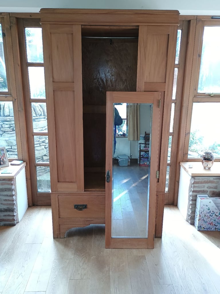 image for Oak Wardrobe 100cm wide