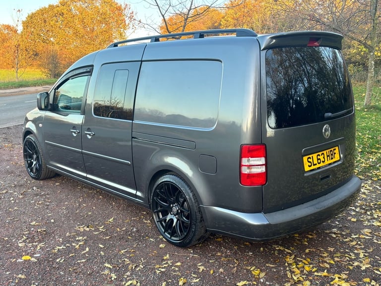 2013 Volkswagen Caddy Maxi 2.0 TDI 140PS Window Van*CREW CAB*TIMING BELT DONE*FULL SERVICE HISTOR...