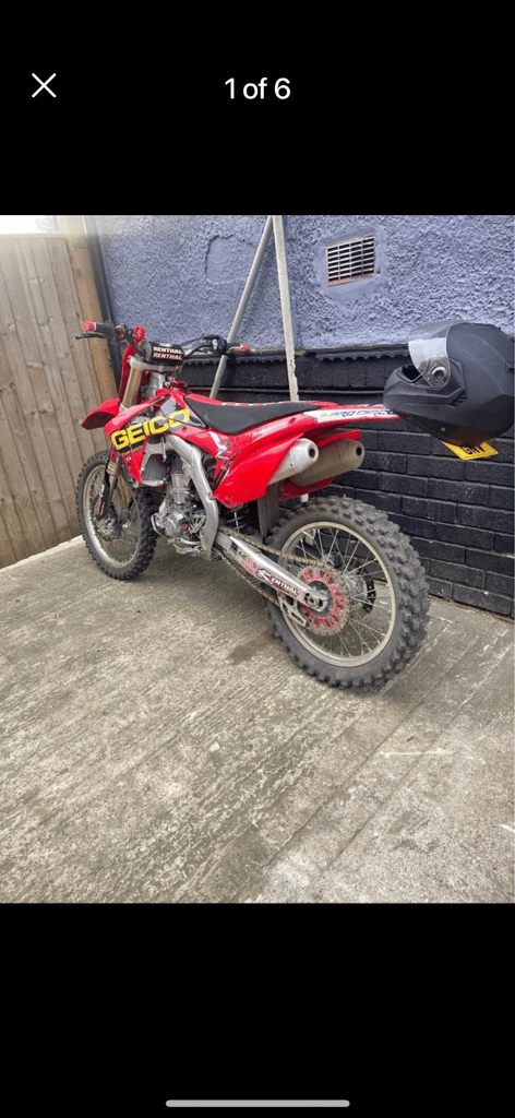 Honda CRF 450 road legal