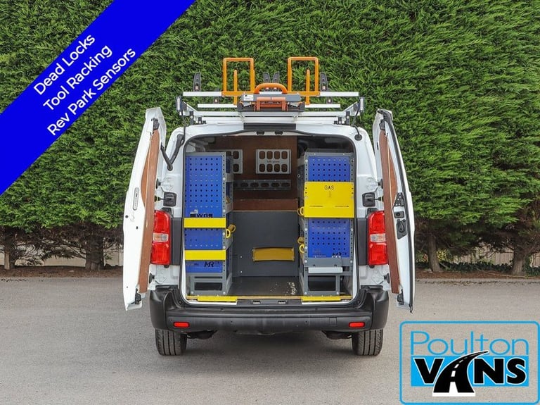 image for  Vauxhall Vivaro 2900 Dynamic 1.5 TURBO D 100BHP L2 LONG PANEL VAN, Hubb Systems Racking + E Medi...