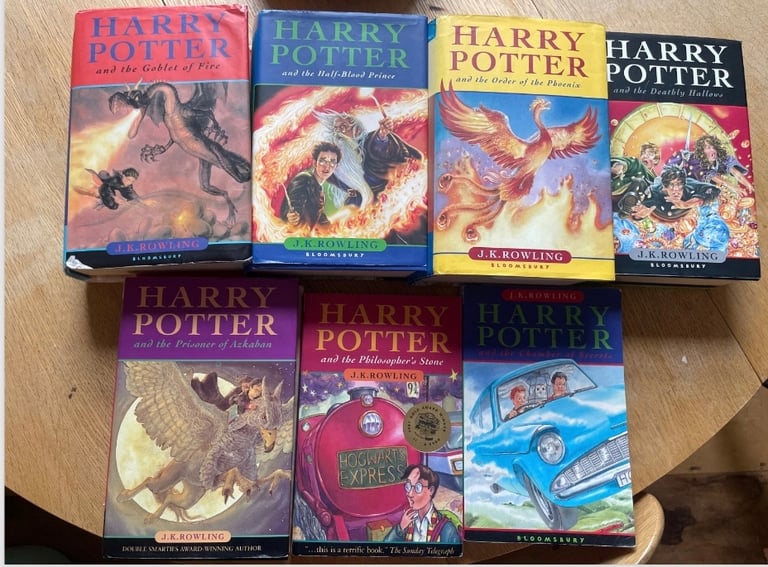 First edition and early edition Harry Potter books 