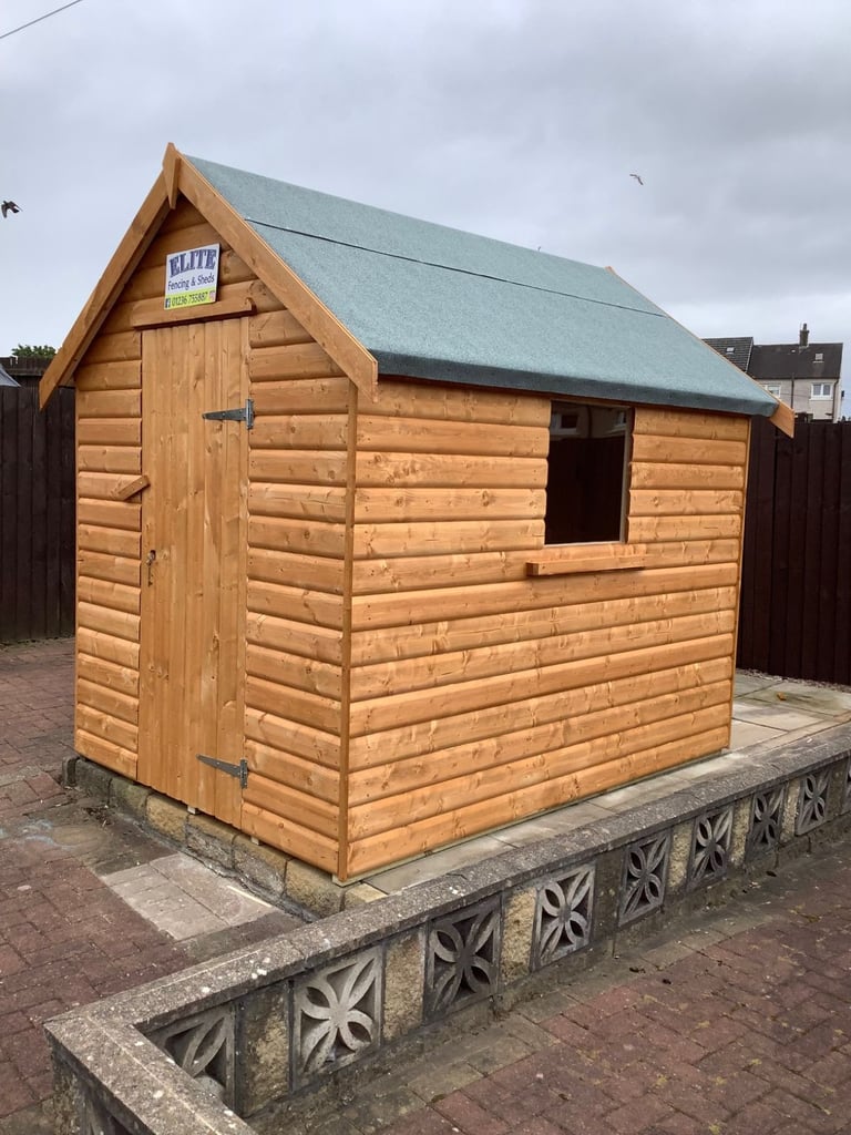 8X6 Apex 20mm Log effect SUPPLIED & FITTED