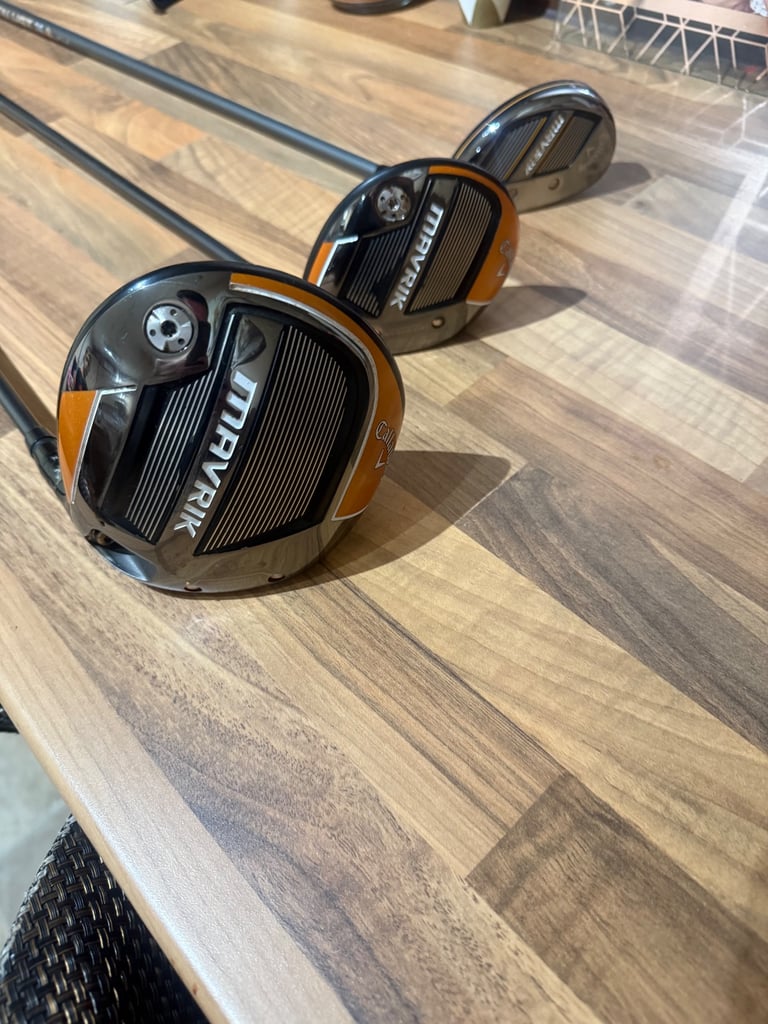 image for Callaway mavrik driver 3 wood rescue stiff shafts 