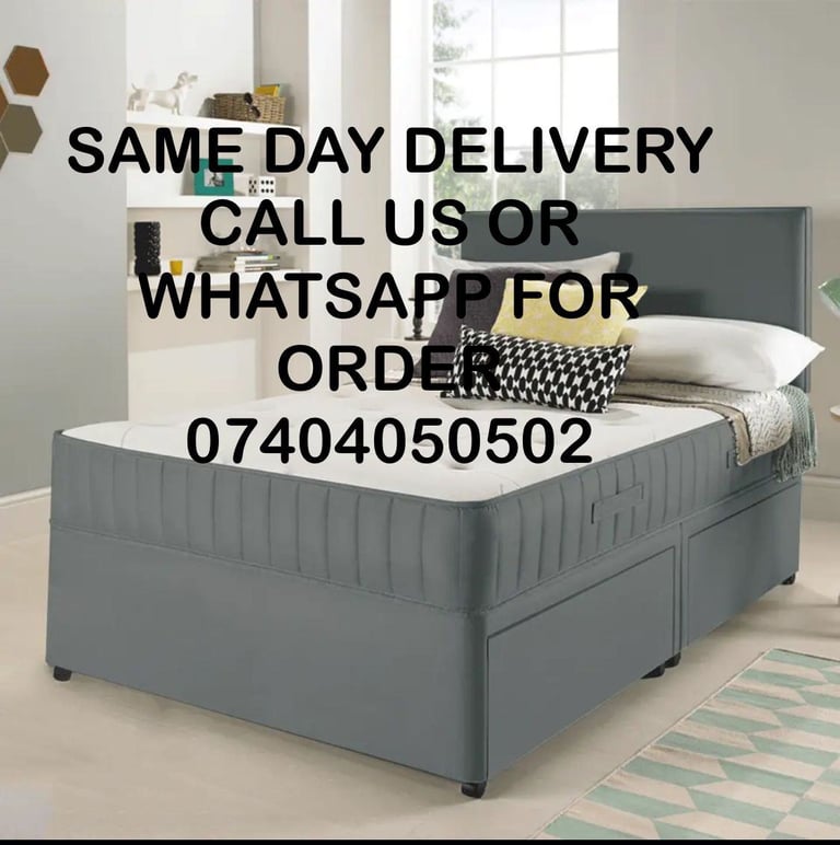 Double Divan Bed With Mattress ~Brand New~