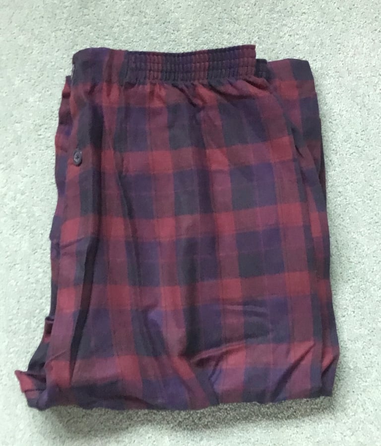 image for Marks and Spencer Collection Brushed Cotton Men’s Pyjama Bottoms Size L