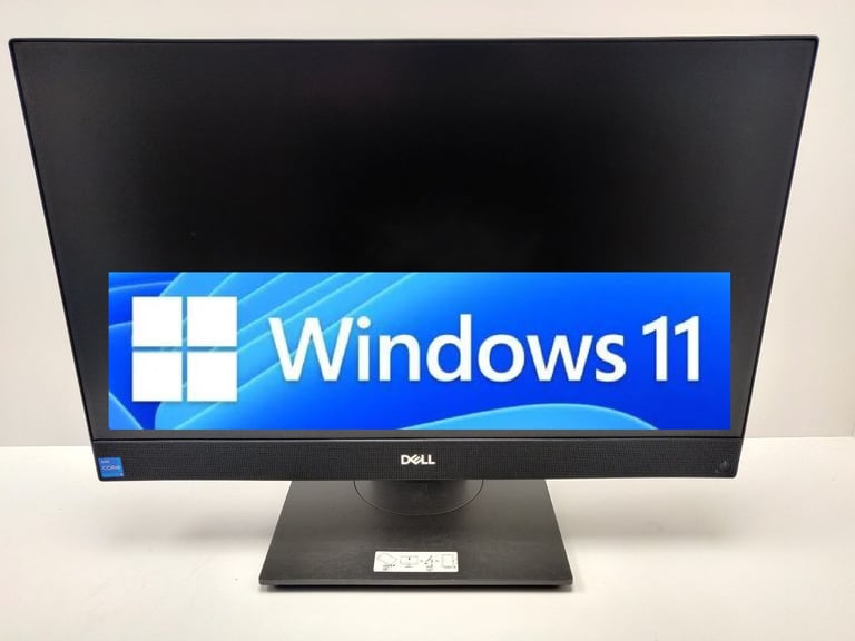 Dell PC i5 12500 8GB 256GB Win 11 Pro Computer 24-inch 12th Gen 1080P All in One OptiPlex 5400 AIO