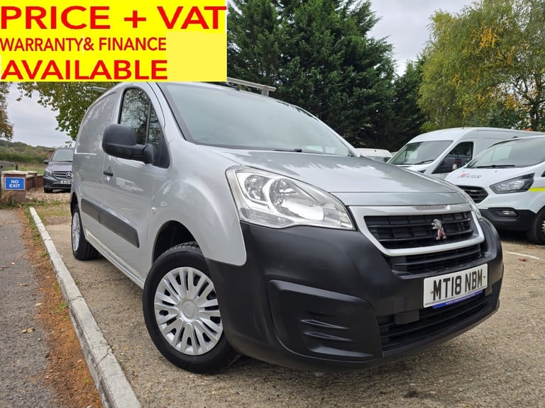 2018 Peugeot Partner 850 SE 1.6 BlueHDi 100 Van (EU6) PANEL VAN Diesel Manual
