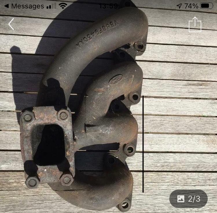 Ford RS Turbo Exhaust Manifold