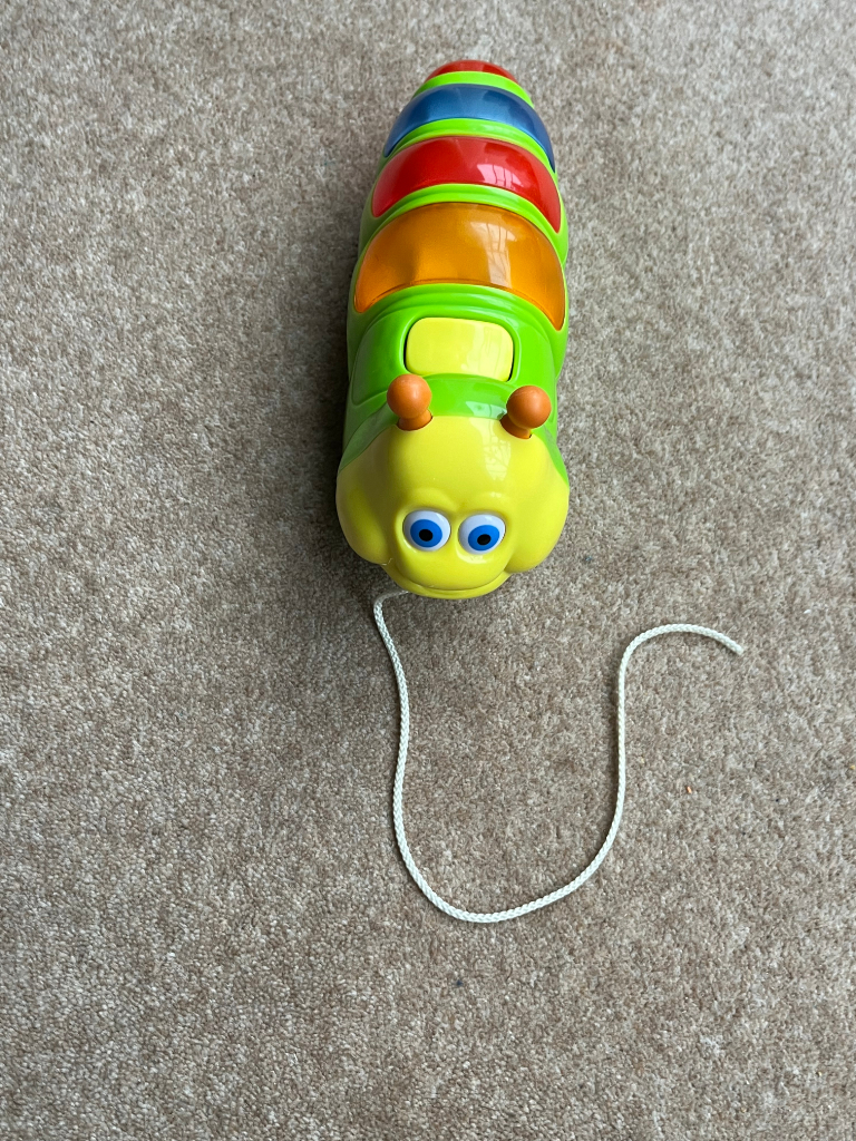 Chad valley caterpillar soft clearance toy