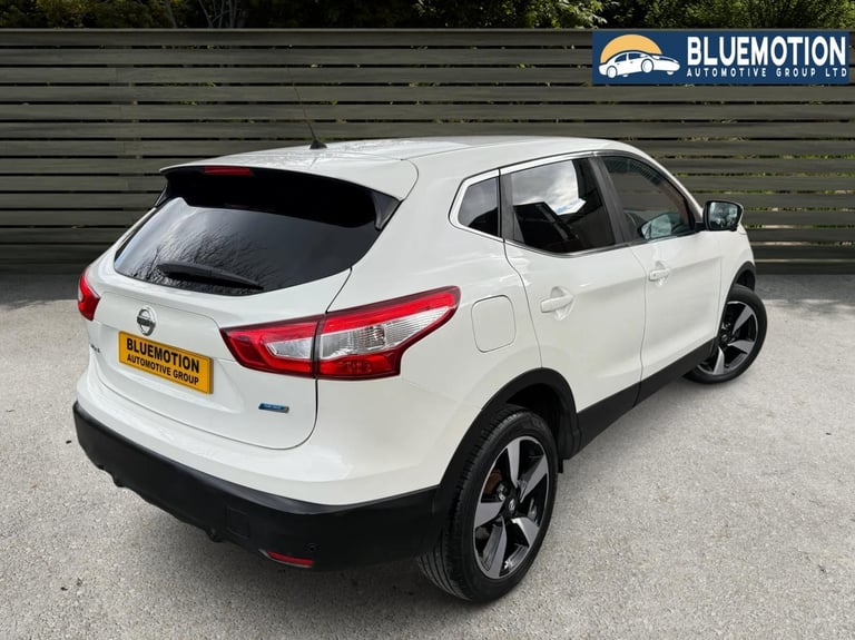✿2014/64 Nissan Qashqai 1.5 DCI 110 N-TEC, White, Diesel ✿FSH ✿SAT NAV✿