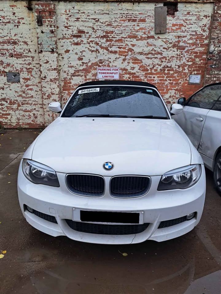 BMW 120D MSPORT LCI E88 DISMANTLING PARTS BUMPER LIGHT BONNET DOOR LIGHT SLAM PANEL MIRROR