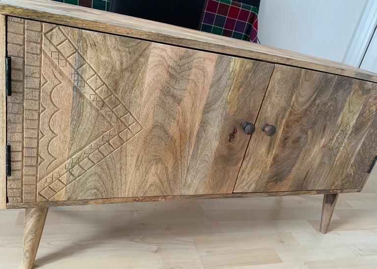 Brand new Sideboard Solid Mango Wood 110x30x60 cm