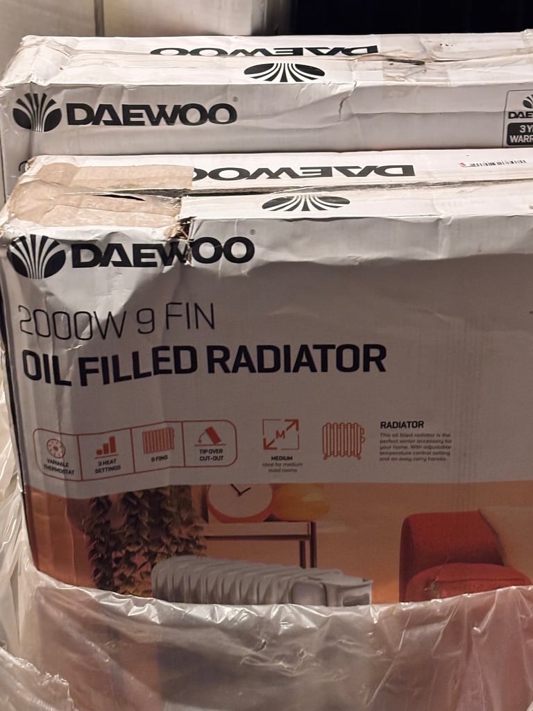 image for Daewoo Oil Filled Adjustable Radiator