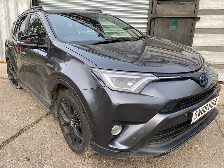 2019 68 REG TOYOTA RAV4 AUTO EXCEL VVT HYBRID DAMAGED REPAIRABLE SALVAGE