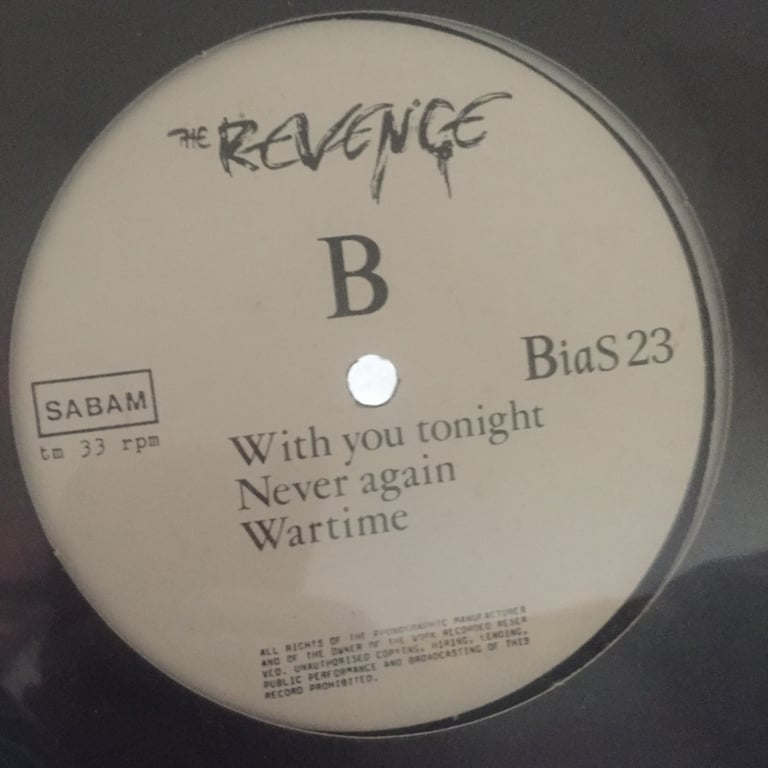 The REVENGE ‎– Wartime LP / 12 inch + + + vinyl LP + + +