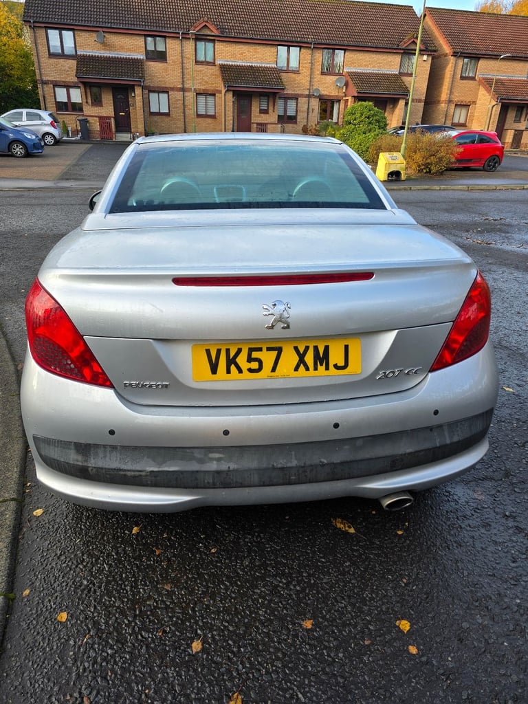 Peugeot, 207, Convertible, 2007, Manual, 1598 (cc), 2 doors