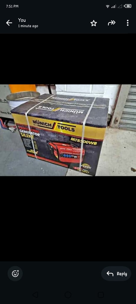 Brand New German made petrol/diesel generator for sale with fast delivery