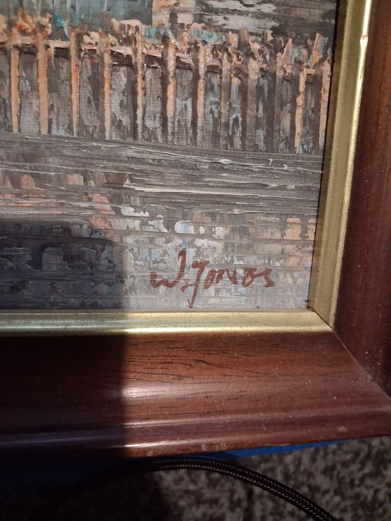 Fishing Boats themed painting 