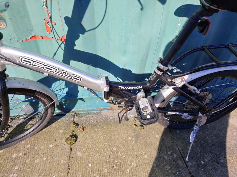 Apollo Transition folding bikes with bags