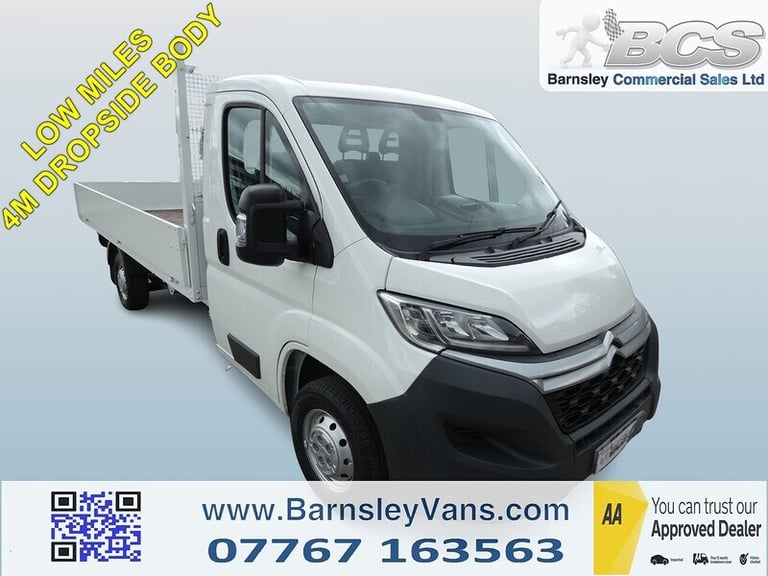 2016 16 CITROEN RELAY 2.2 HDI 35 LWB 4M DROPSIDE PICKUP ONLY 52K MEGA LOW MILES
