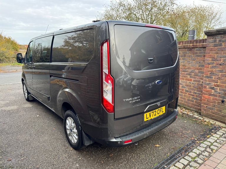 2022 FORD TRANSIT CUSTOM 320 CREW CAB 5 SEATS LIMITED + GREY + TAILGATE