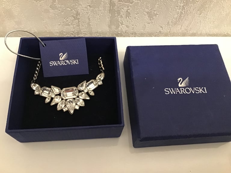 image for Swarovski large stoned necklace. New.