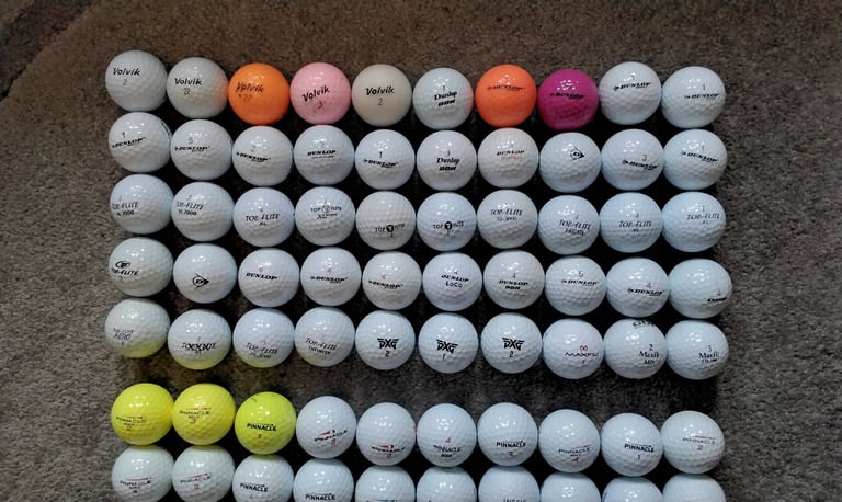 image for MIXED BRAND BUDGET GOLF BALLS in EXCELLENT CONDITION for PLAY.
