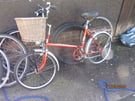 puch 3 speed shopper bike 20inch wheels  wicker basket £49.00