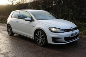 VW GOLF GTD 3 Door, 2014, White, 19'Alloys, 184Bhp 2 Keepers from new