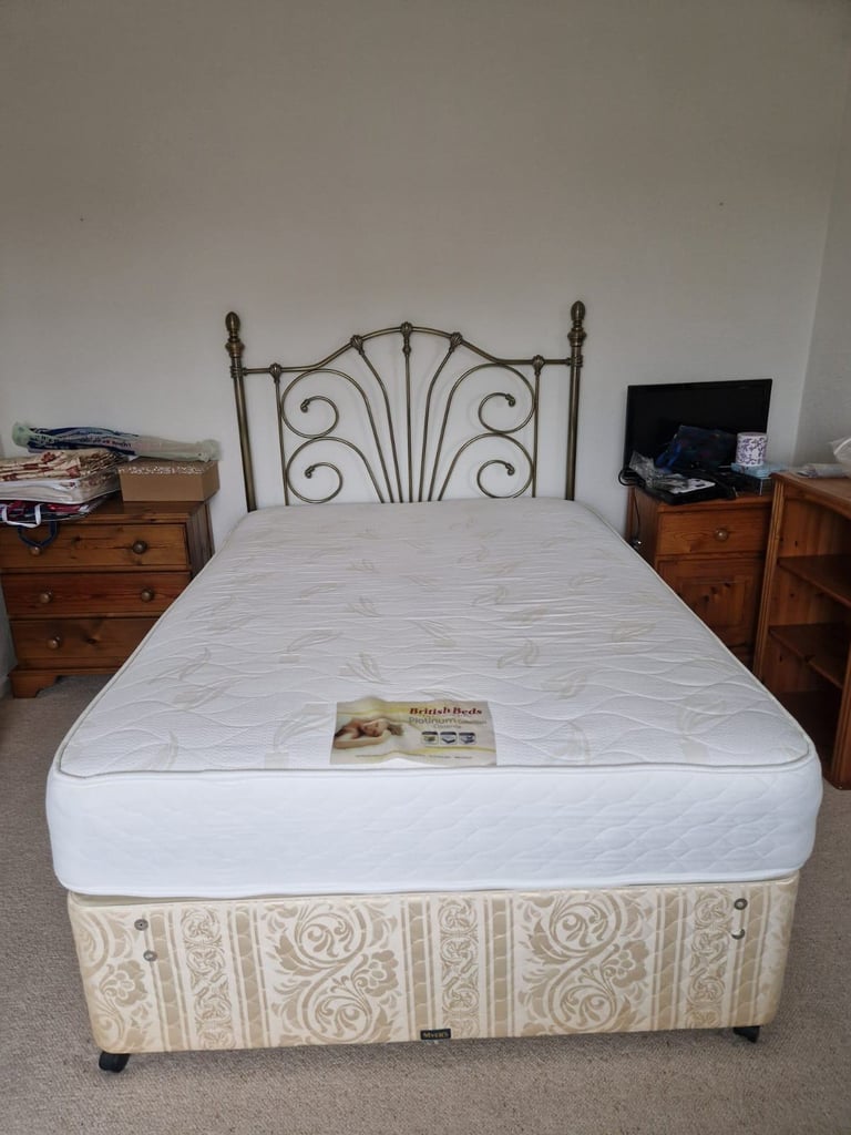 image for Double bed base 4 drawers