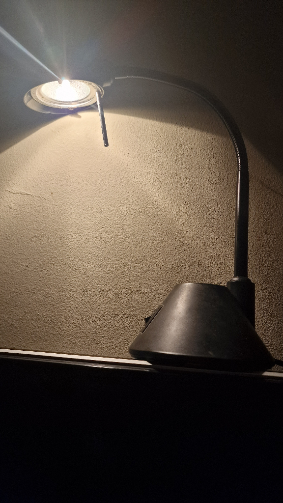 John Lewis & Partners black adjustable arm J Robbie Desk Lamp